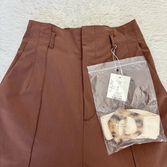 Murua Japan Elegant Brown Wide-Leg Pants size 1 Small - Picture 7 of 16